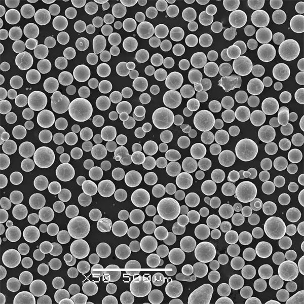 rapid solidification of steel droplets