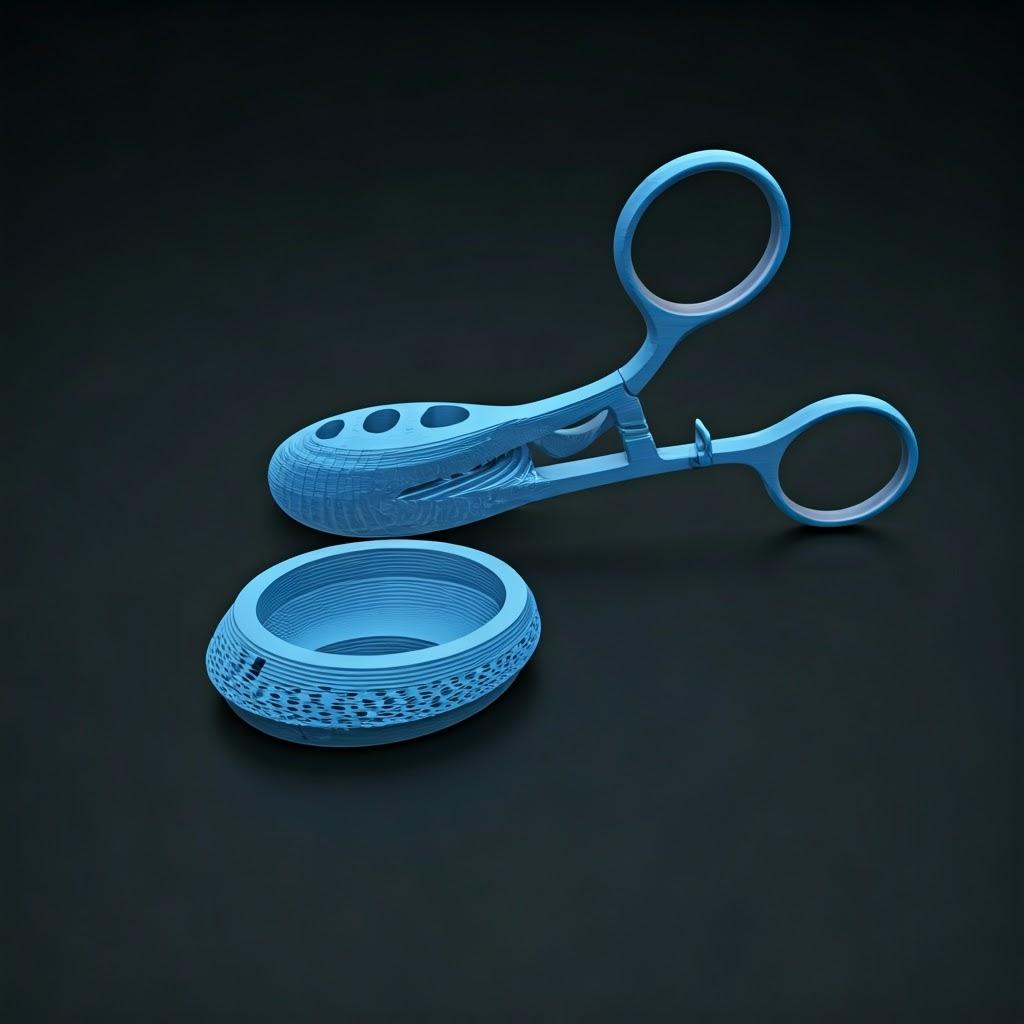 3D Printed Surgical Clamps with Stainless Steel 2 254