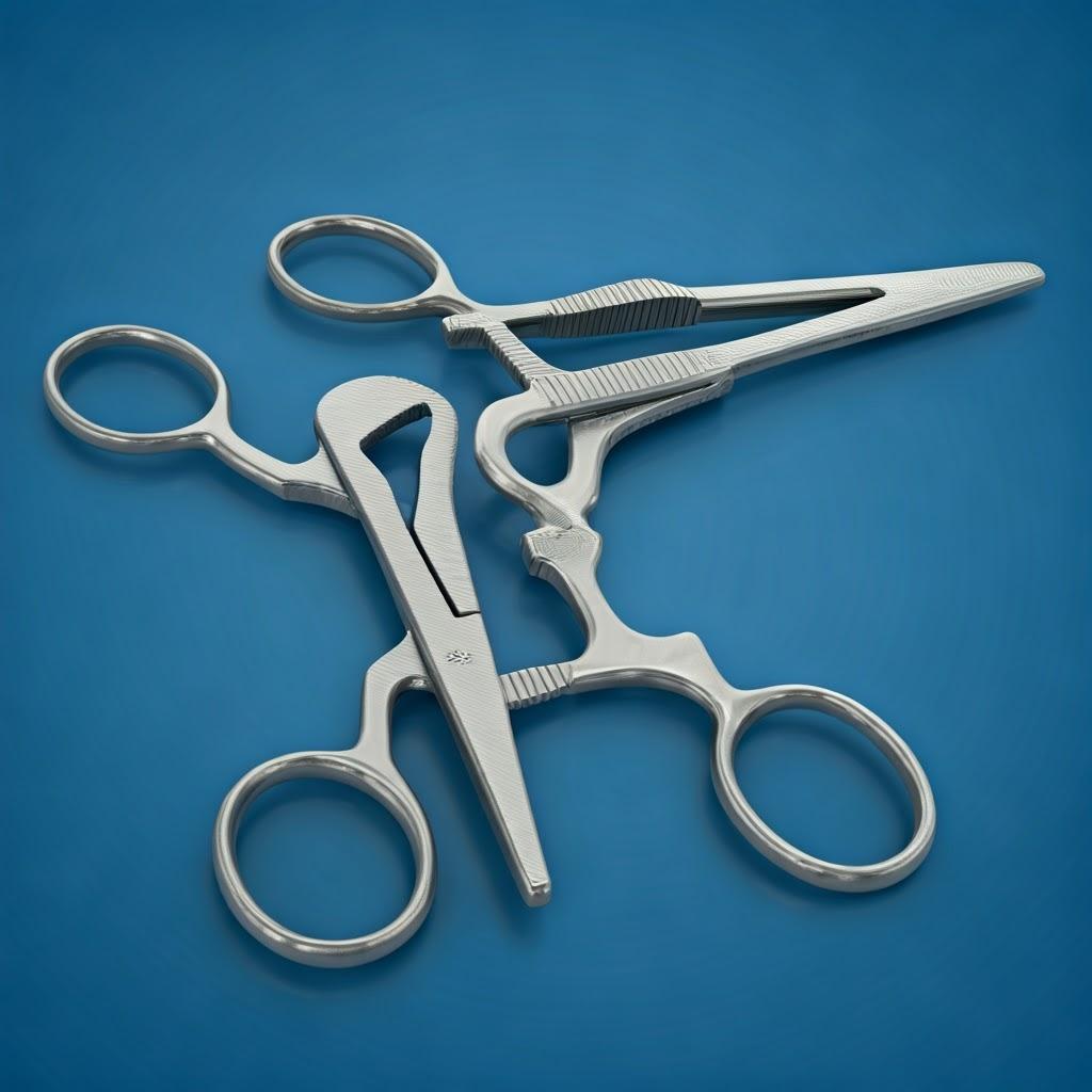 3D Printed Surgical Clamps with Stainless Steel 5 257