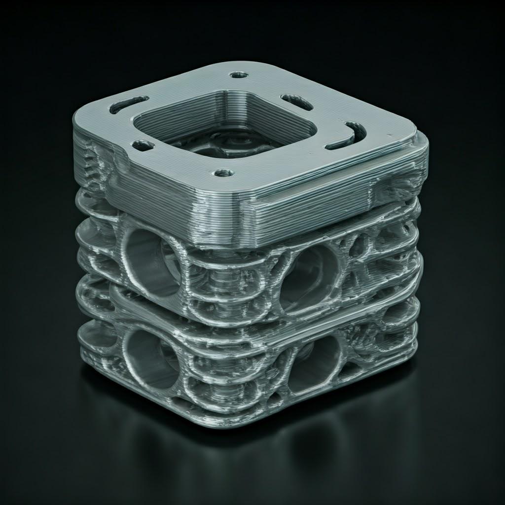 lightweight structural supports using metal 3D printing 1 379