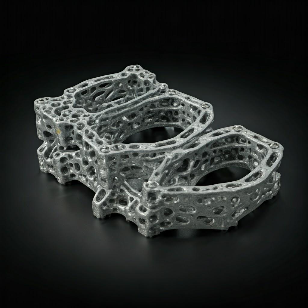 lightweight structural supports using metal 3D printing 3 381
