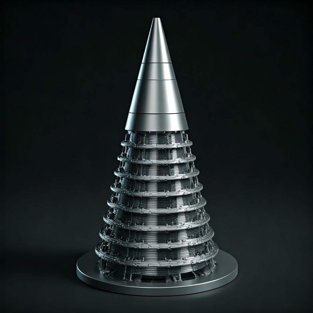 3D printed rocket nose cone connectors 3 669