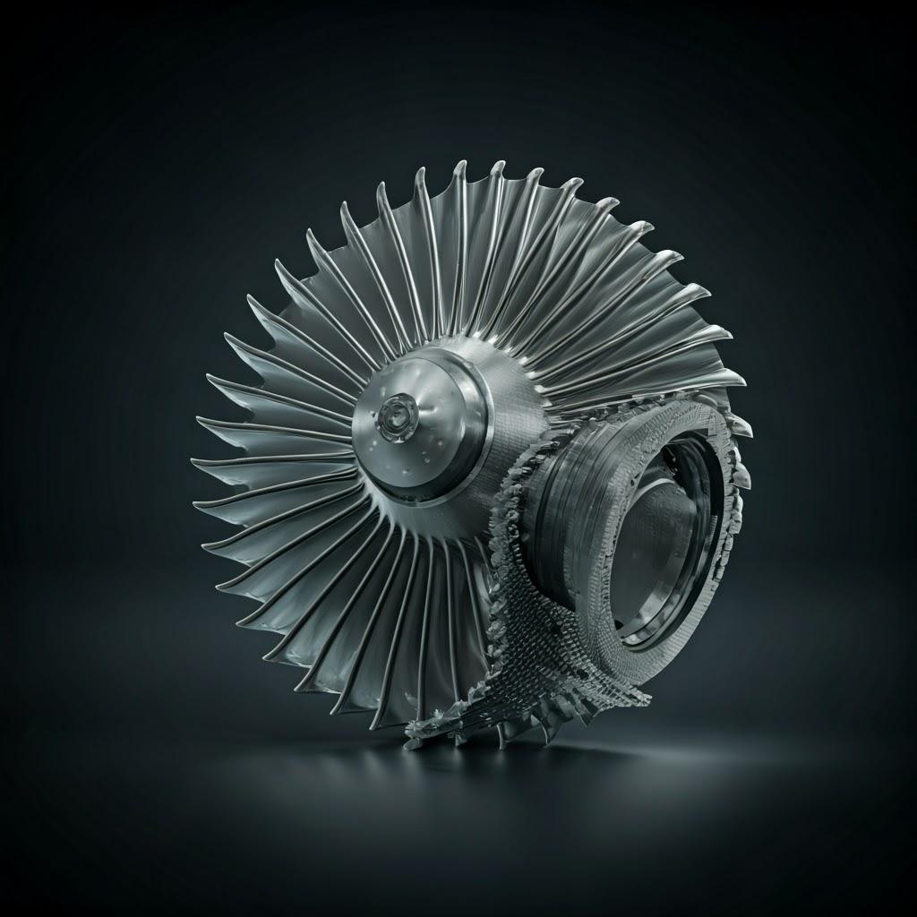 Jet Turbine Blade Roots: Revolutionizing Aerospace Manufacturing with Metal 3D Printing 3 699